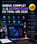 Ghid AI & Automatizare 2026 GRATIS  – 9+ Tool-uri pentru Business, Conținut și Venit Online