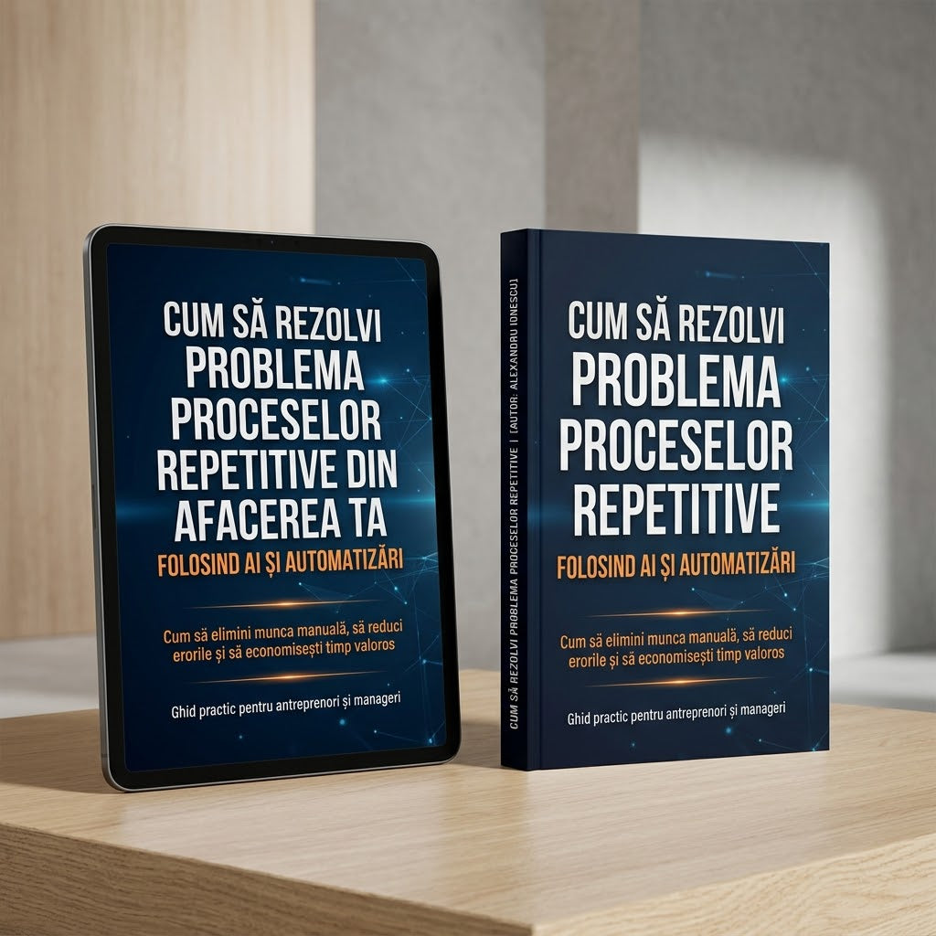 Cum să rezolvi problema proceselor repetitive din afacerea ta folosind AI și automatizări (Ghid Practic / Fără Cod)