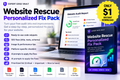 Website Rescue Personalized Fix Pack — only $1